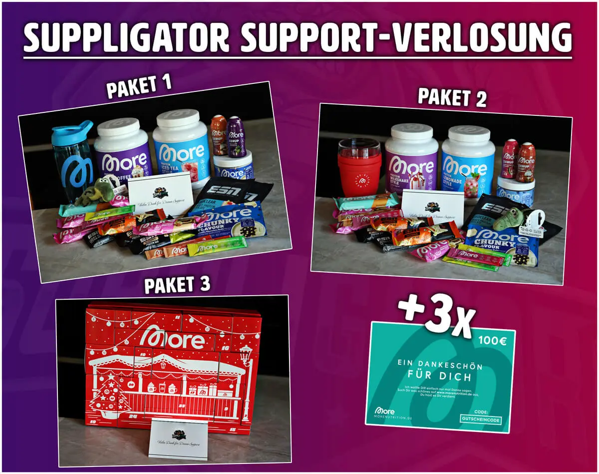 Suppligator Verlosung KW41 – 20 % auf alles, 11.10. – 18.10.